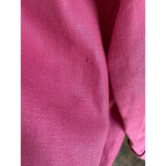 Handmade 100% Linen Berry Jacket Cottagecore Prairie Light Academia Spring Boho - Picture 10 of 16